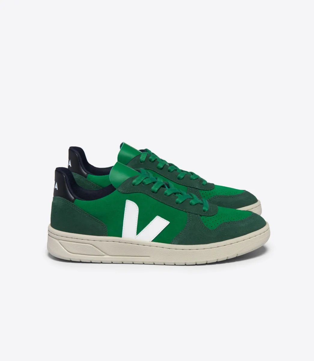 V-10 SUEDE EMERAUDE PIERRE BLACK>VEJA Outlet