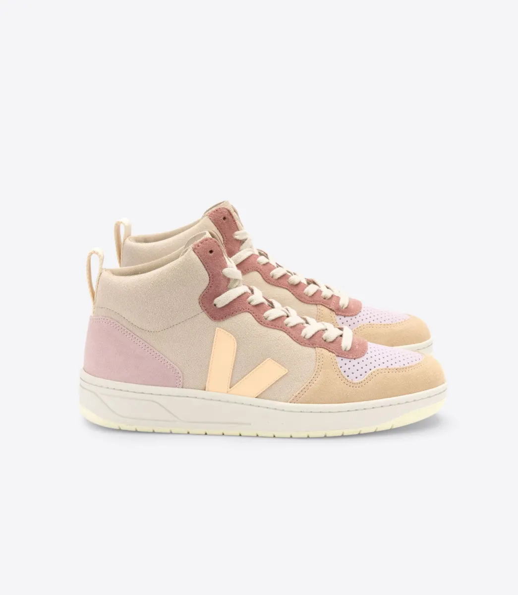 V-15 SUEDE MULTICO PEACH>VEJA Fashion