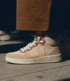 V-15 SUEDE MULTICO PEACH><noscript><img width=