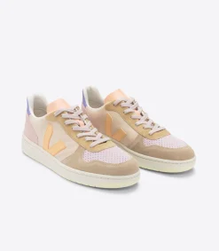 V-10 SUEDE MULTICO PEACH>VEJA Hot