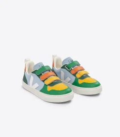 V-10 SUEDE MULTICO STEEL>VEJA Discount
