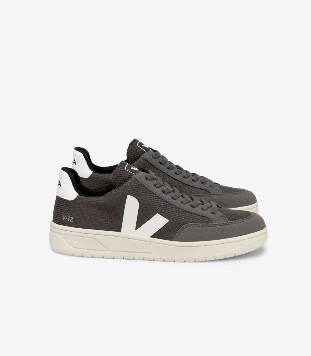 V-12 VEGAN B-MESH GRAFITE WHITE>VEJA Cheap