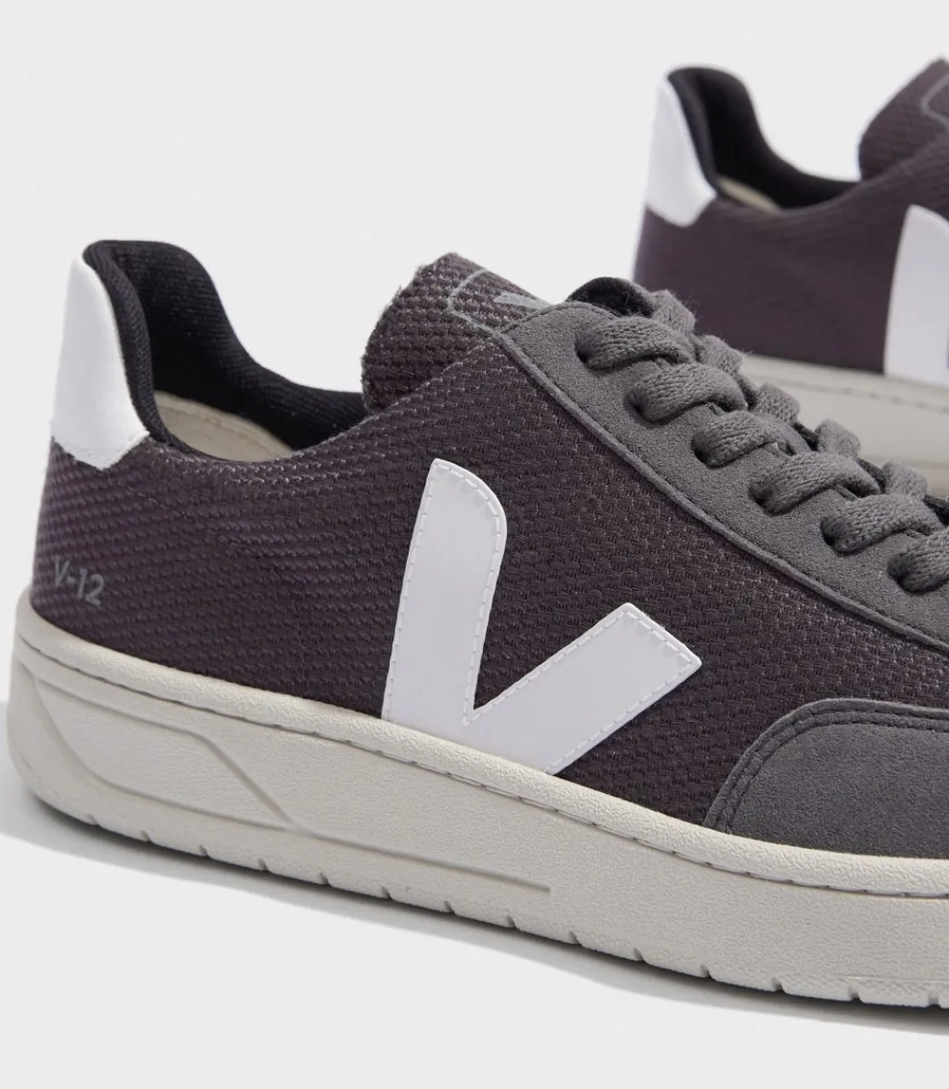 V-12 VEGAN B-MESH GRAFITE WHITE>VEJA Cheap