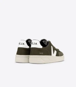 V-12 VEGAN B-MESH OLIVE WHITE><noscript><img width=