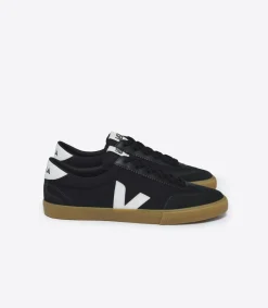 VOLLEY CANVAS BLACK WHITE NATURAL>VEJA Discount