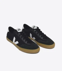 VOLLEY CANVAS BLACK WHITE NATURAL>VEJA Discount