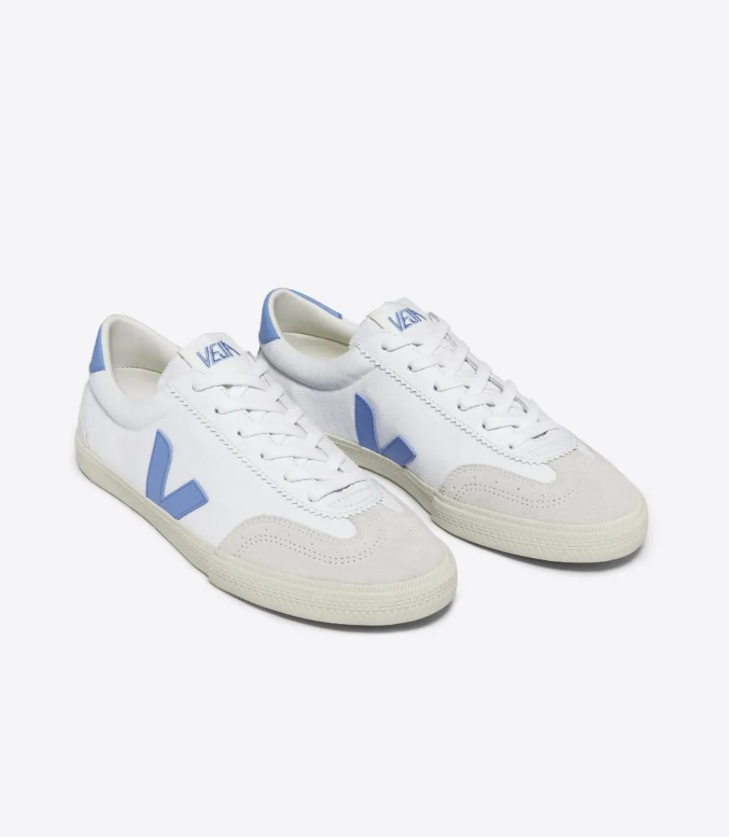 VOLLEY CANVAS WHITE AQUA>VEJA New