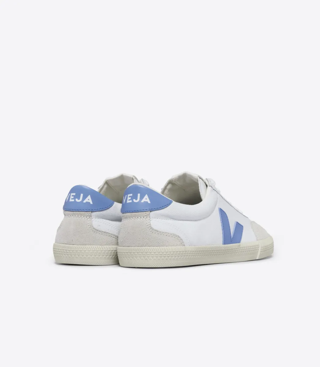 VOLLEY CANVAS WHITE AQUA>VEJA New