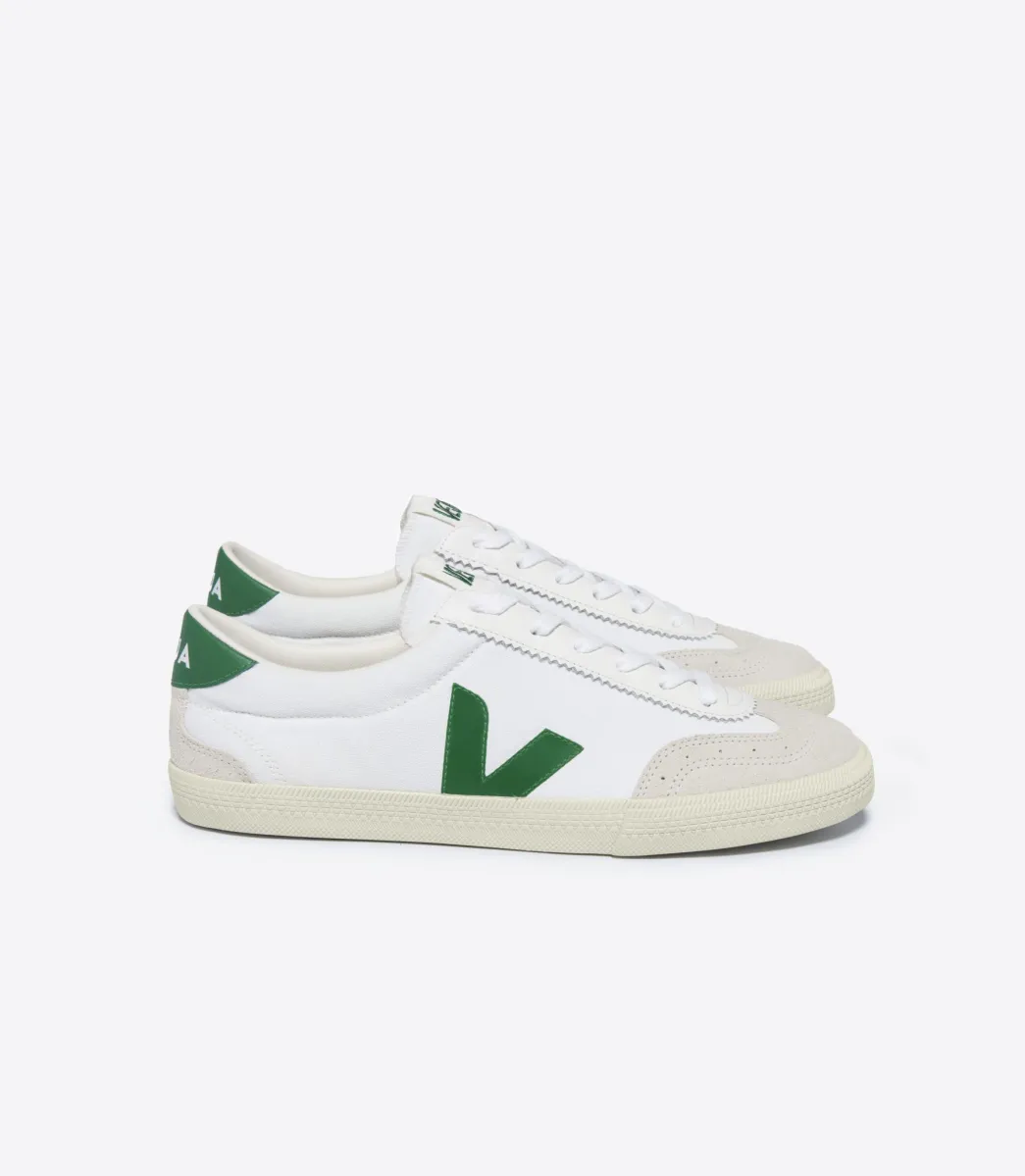VOLLEY CANVAS WHITE EMERAUDE>VEJA Fashion