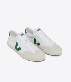 VOLLEY CANVAS WHITE EMERAUDE>VEJA Fashion