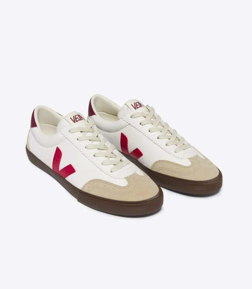 VOLLEY LEATHER WHITE PEKIN BARK>VEJA New