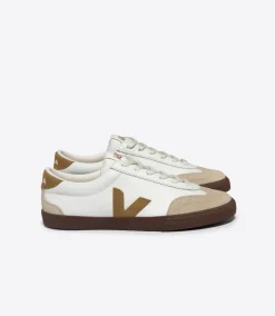 VOLLEY LEATHER WHITE TENT BARK>VEJA New