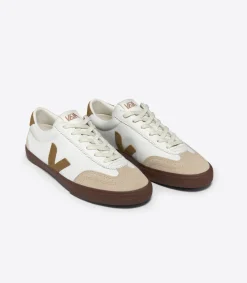 VOLLEY LEATHER WHITE TENT BARK>VEJA New